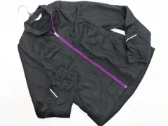 ASICS アシックス 裏メッシュ ジップアップ ジャケット sizeM/黒 ■■ レディースのサムネイル