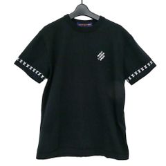 LOUIS VUITTON ルイヴィトン ロゴ刺繍 サマーニットTシャツ 黒XL 
