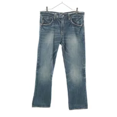 GAP ギャップ ストレートデニムパンツ W34 ブルー系 メンズ 古着