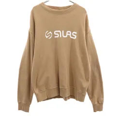 SILAS サイラス 長袖 スウェット トレーナー S ベージュブラウン メンズ 古着のサムネイル
