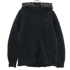 NIKE ナイキ 長袖 テックフリース ジップパーカー M ブラック レディース 古着