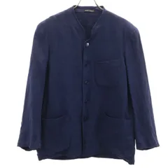 agnes b. homme アニエスベーオム フランス製 リネン ジャケット 1 ネイビー メンズ 古着のサムネイル