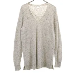 GAP ギャップ 長袖 Vネック ニット M グレー レディース 古着