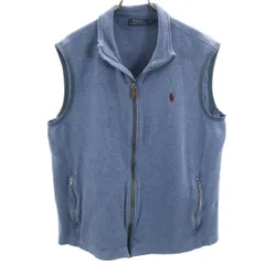 POLO RALPH LAUREN ポロラルフローレン ベスト M 青紫系 メンズ 古着
