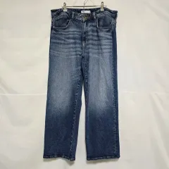 ZARA インディゴ ウォッシュ デニム パンツ 紳士 38インチ 1013