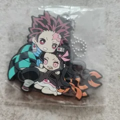 鬼滅の刃 竈門 炭治郎 禰豆子 コラボ ラバーストラップ 3