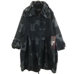 美品 エイココンドウ ストライプ ロングジャケット 42 日本製 わたしだけの美学】美品 日本製 エイココンドウ EIKO KONDO ロング
