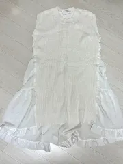 ニット ビスチェ レイヤード ワンピース