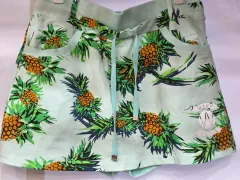 WIDE ANGLE ワイドアングル W.ANGLE ワイドアングル パイナップル ミニスカート ペチコート