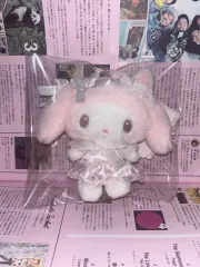 サンリオ マイメロディ 白いちご ティータイム マスコット ぬいぐるみ キーホルダー 再販 マイメロディ 姫
