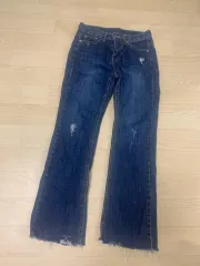 ダメージブーツカット デニム