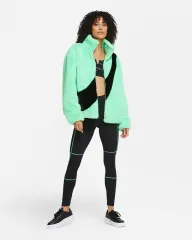 ナイキ ビックスウォッシュ フェイクファー レディース ジャケット (蛍光)