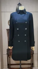 ポール・スミス バイカラー コート