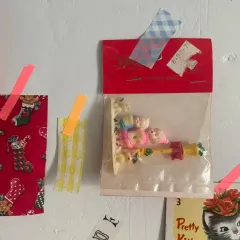 1970年代/ヴィンテージ ミニフィギュア ケーキトッパー ミニチュア