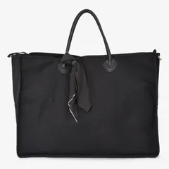 新品未使用 KAPITAL キャピタル MILK BAG XXL ミルクバッグ XXL トートバッグ K1804XB807 キャンバス レザー ブラック 中古 4c070345のサムネイル