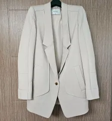 ワンボタン コットン混 ジャケット