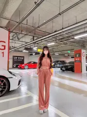 MAYOON マイクロファイバー セットアップ インディーピンク