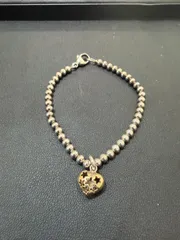 Folli Follie（フォリフォリ）シルバーネックレス ハート型　K18 シルバー925