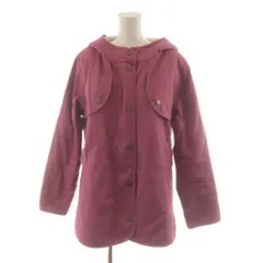 ゴールデンベア GOLDEN BEAR ジャケット 上着 M ピンク 無地 フード付き 長袖 裏ボア /AN57 ■MA