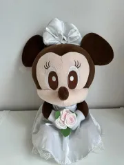 ディズニー ミニーマウス ウェディング ぬいぐるみ 出品
