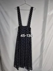 ネイビー ドット 半袖 ONE PIECE 45-130