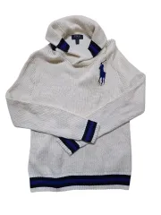 ポロラルフローレン ニット アイボリー L/G 14-16