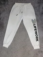 Life Work(ライフウォーク) ズボン トレーニング ジョガー パンツ 白 レディース F