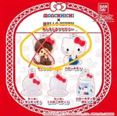 ハローキティ) モンチッチ X HELLO KITTY コラボ ガチャ