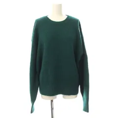 シンプリシテェ Simplicite ニット セーター ウール F 緑 無地 ラウンドネック 長袖 /JP
