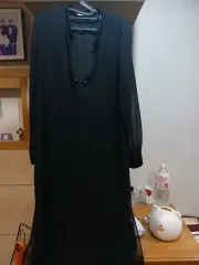 ZARA ブラック ロング ONE PIECE シースルー スタイル