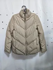 ビーンポール レディース ベージュ ダウン アウター 95