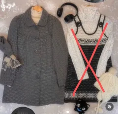 カモフラメisanjo コモレビ morinogato フユ KOYA(コヤ) ヴィンテージ ドットコート