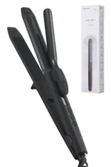 【送料無料】テスコム (TESCOM) ヘアアイロン コテ 32mm ストレート/カール 2way ナノセラミックコーティング 120-200℃ 温度調整/ロック/メモリー 海外対応 自動OFF 耐熱ポーチ付 1.7m ブラック TW363A c1b4da53