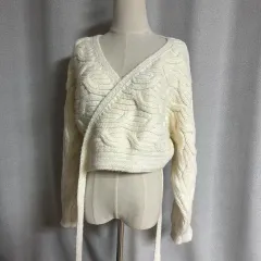 ザラ ケーブル ニット ジャケット ラブ カーディガン