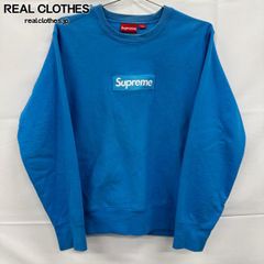 Supreme/シュプリーム【18AW】Box Logo Crewneck/ボックス ロゴ スウェット/トレーナー/ブルー/S