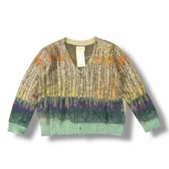 参考上代59400円 未使用 YOKE 25SS TREE JAQUARD MOHAIR BUTTONED CARDIGAN モヘヤカーディガン ニット セーター ヨーク YK25SS0958S ORANGE 3 （11964M）のサムネイル