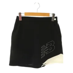 ニューバランス NEW BALANCE スカート ミニ 0 ブラック ホワイト /DO