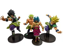 【送料無料】ドラゴンボールフィギュア ブロリー 4体 黒髪ブロリー 超サイヤ人ブロリー 青髪のブロリー 超サイヤ人ブロリー 中古　H8-3-134