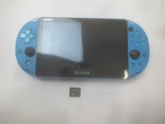  ゲーム PS Vita 本体 PCH-2000 アクアブルー 動作品 メモリーカード64GB付き 中古品