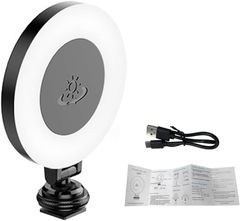 Mkphargin D07 リングライト スマホ 配信 自撮り LEDライト 充電式