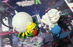 ポケットモンスター アローラのロコン、タラントゥーラ、ファー、毛糸、ガチャ、フィギュア、セット