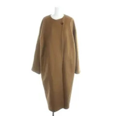 ジャーナルスタンダード JOURNAL STANDARD ノーカラーコート ウール混 長袖 F 茶 ブラウン /AP