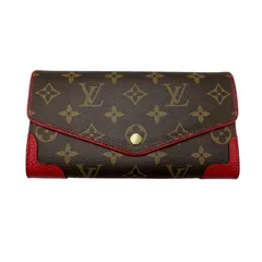ルイヴィトン LOUIS VUITTON 長財布 ポルトフォイユ サラ レティーロ M61184 モノグラムキャンバス ブラウン レディース