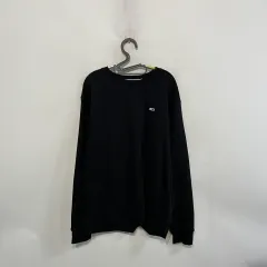 TOMMY JEANS トミー ジーンズ メンズ スウェット XL ブラック 状態良し