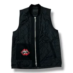 CHROME HEARTS Matty Boy Nylon Vest ナイロン クロスパッチ キルティング ベスト  ベスト クロムハーツ ブラック S （12993M）のサムネイル