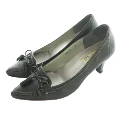 ヒミコ 卑弥呼 パンプス ハイヒール レザー 25cm 黒 ブラック /SS ■OS