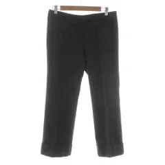 インコテックス INCOTEX HIGH COMFORT パンツ スラックス クロップド ジップフライ ウール 42 チャコールグレー D4168 /KU