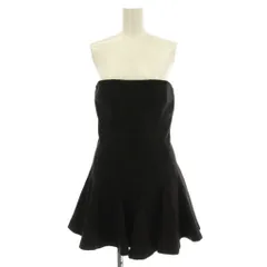 ザラ ZARA ベアトップ ワンピース ミニスカート ドレス ノースリーブ XS 黒 ブラック /☆G