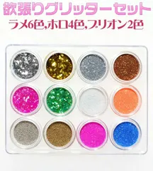 グリッターセット ラメ・ホログラム・ブリオン