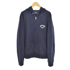 トミーヒルフィガー TOMMY HILFIGER パーカー フーディー ジップアップ M 紺 ネイビー ■ECD001